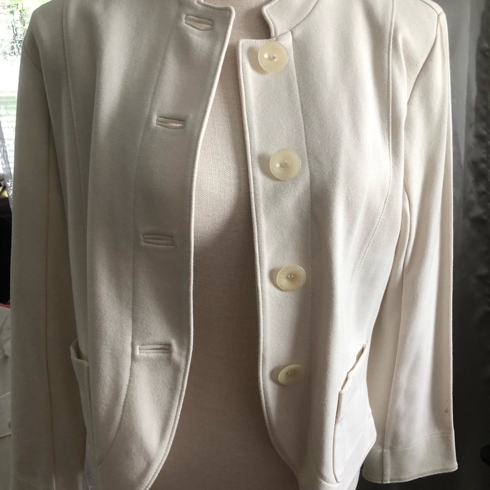 Cream colored blazer